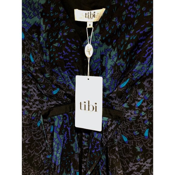 Tibi Silk 'Plume' Print Dress - NWT - Picture 7 of 7